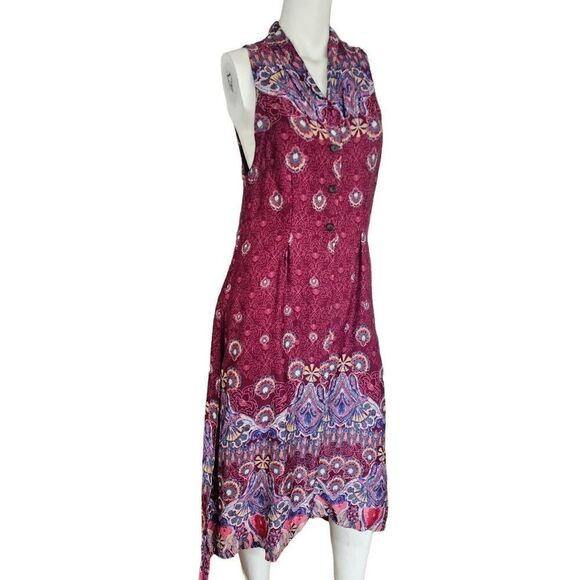Free people womens Sz S come see about me boho maxi sleeveless vest duster - Picture 3 of 7